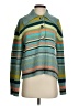 Free People Stripes Green Pullover Sweater Size XS - photo 1