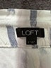 Ann Taylor LOFT Chevron-herringbone Blue Shorts Size S - photo 3