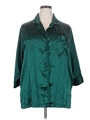 Assorted Brands 3/4 Sleeve Button-Down Shirt (view 1)