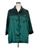 Assorted Brands Teal 3/4 Sleeve Button-Down Shirt Size 2X - photo 1