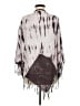 Earthbound Trading Co. 100% Rayon Gray Kimono Size M - photo 2