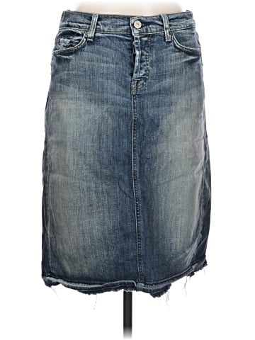 7 For All Mankind Denim Skirt (view 1)
