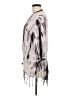 Earthbound Trading Co. 100% Rayon Gray Kimono Size M - photo 5