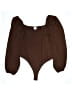 Blue Rain Brown 3/4 Sleeve Blouse Size XL - photo 1