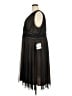 Connected Apparel 100% Polyester Black Brown Cocktail Dress Size 24 - photo 5