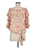 CeCe 100% Polyester Pink 3/4 Sleeve Blouse Size M - photo 1