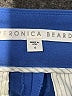 Veronica Beard Color Block Blue Track Pants Size 4 - photo 7