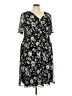 Connected Apparel Black Casual Dress Size 22 - photo 1
