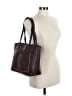 Assorted Brands 100% Leather Solid Brown Leather Tote One size - photo 2