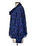 BA&SH 100% Polyester Animal Print Blue Long Sleeve Blouse Size Lg (3) - photo 5