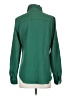 Ann Taylor 100% Polyester Green Long Sleeve Blouse Size S - photo 2