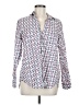 Grayson 100% Cotton Print White Long Sleeve Button-Down Shirt Size Med (3) - photo 1