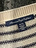 American Eagle Outfitters 100% Cotton Stripes Silver Pullover Sweater Size XL - photo 7