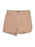 Express Solid Tan Khaki Shorts Size 00 - photo 1