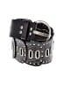 Fossil 100% Leather Black Leather Belt Size M - photo 1