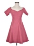 Cinq à Sept Solid Pink Cocktail Dress Size 4 - photo 1
