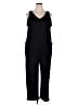 Double Take Solid Black Jumpsuit Size 2XL - photo 1