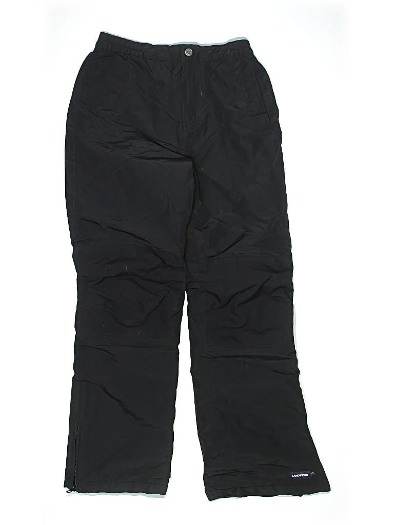 Pre-owned Lands' End Kids'  Casual Pants In Black