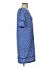 MICHAEL Michael Kors Print Blue Casual Dress Size L - photo 4