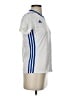 Adidas 100% Polyester Silver Active T-Shirt Size S - photo 4