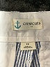 Crewcuts Outlet 100% Cotton Checkered-gingham Blue Shorts Size 12 - photo 3