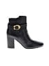 Coach 100% Leather Black Ankle Boots Size 8 - photo 1