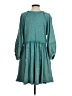 Easel Solid Teal Casual Dress Size S - photo 2