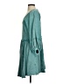 Easel Solid Teal Casual Dress Size S - photo 5