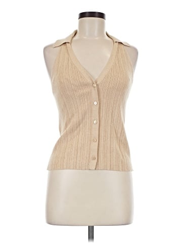 Paige Sleeveless Button-Down Shirt (view 1)