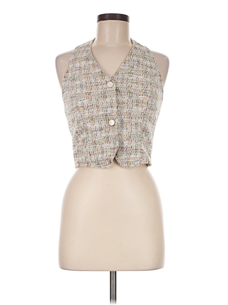 Pre-owned Dazy Sleeveless Blouse In Ivory