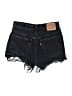 Levi's Hearts Black Denim Shorts Size S (estimated) - photo 2