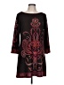 Forever Paisley Black Casual Dress Size L - photo 1