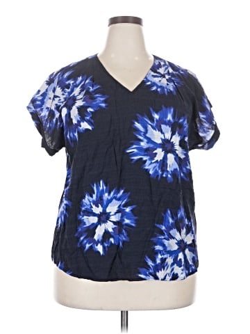 Simply Vera Vera Wang Short Sleeve Blouse (view 1)