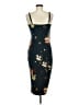 Nine Britton Floral Black Cocktail Dress Size M - photo 2