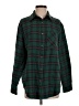 La Miel Plaid Green Long Sleeve Button-Down Shirt Size S - photo 1