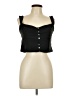 Fashion Nova Black Sleeveless Blouse Size L - photo 1