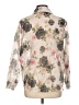 Assorted Brands Floral Ivory Long Sleeve Blouse Size L (estimated) - photo 2