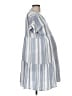 Everly Grey 100% Rayon Blue Poncho Size M - photo 4
