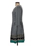 Max Studio Print Gray Casual Dress Size S - photo 5