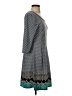 Max Studio Print Gray Casual Dress Size S - photo 4