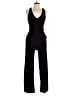 Crystal Sky Solid Black Jumpsuit Size L - photo 1