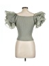 Zara Green Short Sleeve Top Size L - photo 2