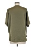DKNY 100% Polyester Green Short Sleeve Blouse Size M - photo 2