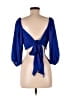 Rebecca B. Blue 3/4 Sleeve Blouse Size 6 - photo 2