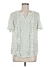 Liz Claiborne 100% Polyester Green Short Sleeve Blouse Size M - photo 1