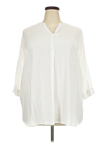Woman Within 3/4 Sleeve T-Shirt (view 1)