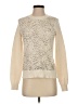 Rebecca Taylor Animal Print Ivory Pullover Sweater Size S - photo 1