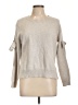BCBGMAXAZRIA Tan Gray Wool Pullover Sweater Size L - photo 1