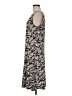 Susan Graver Print Brown Casual Dress Size M - photo 5