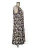 Susan Graver Print Brown Casual Dress Size M - photo 4